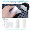 100 Pack Magic Sponge Eraser,Multi-Functional Household Cleaning Kitchen Dish Sponge for Furniture,Extra Thick and Long Lasting Melamine Cleaning Sponges for Bathroom,Bathtub, Wall Cleaner (100) view 2