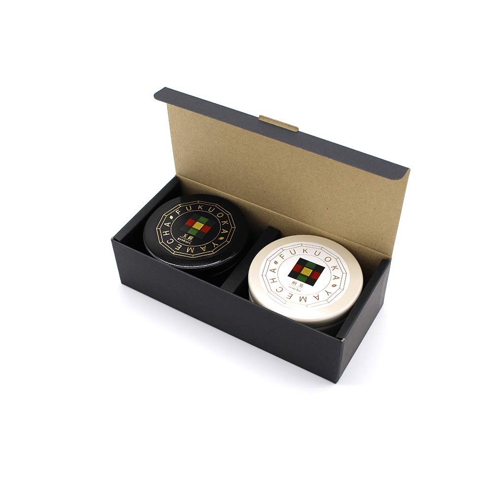 Brand [Japanese Green Tea Gift Set] Sencha 50g & Gyokuro 50g Gift Set 100% Yamecha Yame tea