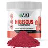 AKI Hibiscus Flower Powder (5.3oz/150g) - Vibrant and Tangy Flavor Tea Burst - A Taste of Sensation to Brighten Your Day - Non-GMO, Vegan Friendly & Gluten Free view 1