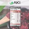 AKI Hibiscus Flower Powder (5.3oz/150g) - Vibrant and Tangy Flavor Tea Burst - A Taste of Sensation to Brighten Your Day - Non-GMO, Vegan Friendly & Gluten Free view 3