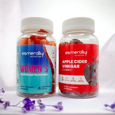 Esmerally - Women's Pack - Multivitamin for Women - Apple Cider Vinegar Gummies - 120 Gummies - Vitamins for Women - Natural Fruit Flavor - Gluten Free & Non GMO - Multivitamin