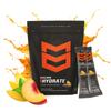 MTN OPS Hydrate Electrolytes Powder Drink Mix, 20 Single Serving On-The-Go Electrolyte Packs with Over 1000mg of Electrolytes per Serving, Mango Peach view 2