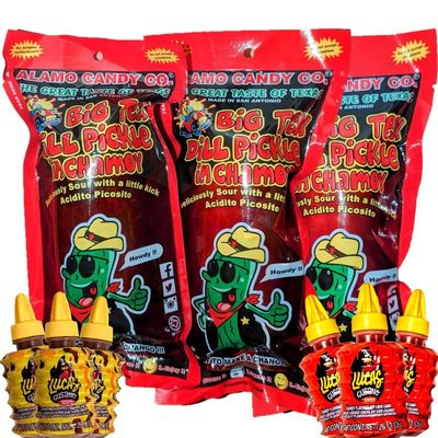 Chamoy Pickle Kit with Lucas Gusano and As Seen on TikTok magnet by Patroclus 3 Chamoy Pickles