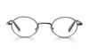 eyebobs Teddy Premium Reading Glasses for Women and Men | Round Average-Size Reading Glasses | Silver Metal Front with Silver Metal and Purple Tort Temples | 4.00 view 1