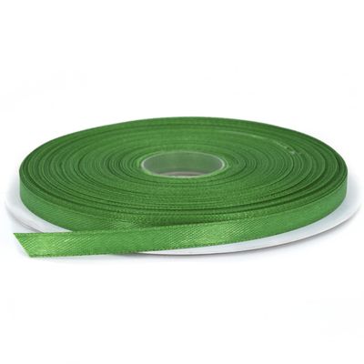 Stuffvisor Green Satin Ribbon Roll, 1/4 inch x 50 Yards, Double Face Solid Color, Thick and Durable, 100% Polyester for Gift Wrapping, Crafts, Hair and Decorations