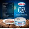 Dagim Chunk White Albacore Tuna in Water  Canned Tuna Fish - 6 oz. Kosher for Passover, Pack of 8 view 2