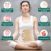 5Pcs Neck Waist Oil Pack Set with Chest Pad Reusable Oil Wrap Mess-Free oil Wrap Pack with Adjustable Tape Comfortable oil Wrap for Neck Waist .(Chest pad suite,khaki) view 4