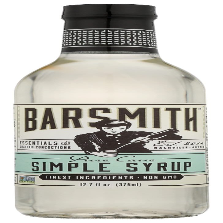 Barsmith Simple Syrup, Non GMO, 12.7 Ounces (Pack Of 6)