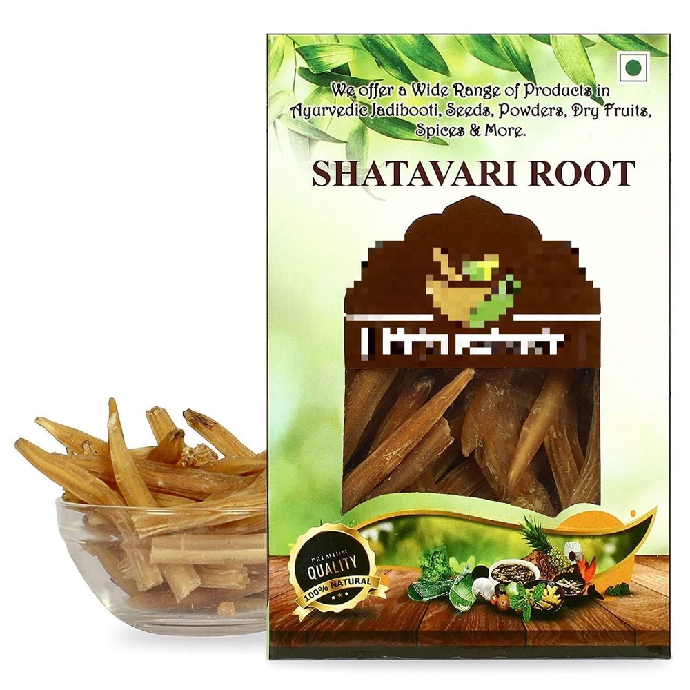 AOZA Mahavir Shatavari Root - Asparagus RACEMOSUS - SATAWAR - SATAWARI, Natural, 200 Gram