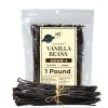 1 LB Whole Vanilla Beans Grade A +, Bulk Vanilla Beans For Making Extract | Non-GMO | Perfect For Baking, Icecream, Paste Cooking & Desserts | 6-8 Inches. NYVanilla. view 1