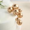 12 Gold Cake Topper Picks Faux Pearl Balls Cupcake Decorations Wedding Birthday Party Events Reception Accessories Supplies view 4