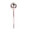 24 Rose Gold 8 in Heavy Duty Plastic Spoons Disposable Cutlery Wedding Party Event Reception Catering Decorations Supplies view 1