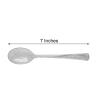 100 pcs Clear Silver Glittered Plastic Spoons - Disposable Wedding Party Event Catering Tableware view 2