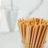 100 Natural 6 in Wheat Sustainable Drinking Straws Wedding Party Events Reception Catering Home Decorations Supplies view 3