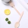 200 pcs 6-Inch Disposable Natural Brown Birch Wooden Spoons - Wedding Party Event Catering Biodegradable Tableware view 2