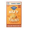 Blue Diamond Almonds Nut-Thins Gluten Free Cracker Crisps, Cheddar Cheese, Family Size, 7.7 oz (Pack of 6) view 1