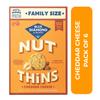 Blue Diamond Almonds Nut-Thins Gluten Free Cracker Crisps, Cheddar Cheese, Family Size, 7.7 oz (Pack of 6) view 2
