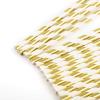 150 pcs 8-Inch Gold and White Striped Paper Straws - Disposable Wedding Party Birthday Event Picnic Supplies view 3