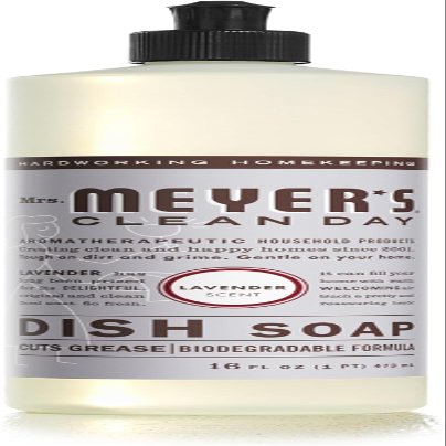 MRS. MEYER'S CLEAN DAY Liquid Dish Soap, Cruelty Free Formula, Lavender Scent, 16 oz - Pack of 2
