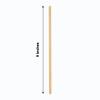100 Natural 9 in Wheat Sustainable Drinking Straws Wedding Party Events Reception Catering Home Decorations Supplies view 2