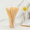 100 Natural 9 in Wheat Sustainable Drinking Straws Wedding Party Events Reception Catering Home Decorations Supplies view 4
