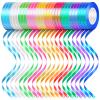 30 Roll Rainbow Curling Ribbons for Crafts Bows Present Wrapping Florist Wedding Party Festival Art Craft Decor, 11 Yards Per Roll, 3/16 Inch Wide 3/16" - Set6 view 1
