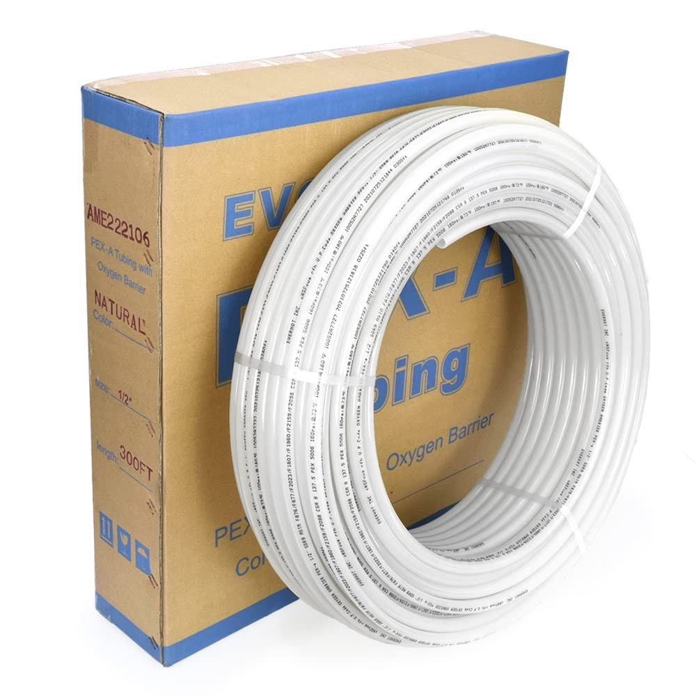 1/2" x 300ft Oxygen Barrier PEX-A Tubing, Natural