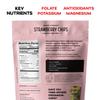 Drybox Strawberry Chips 3 Pack Dried Strawberries Sliced Thin Chewy yet Crunchy| No Sugar Added Unsweetened Non GMO No Pesticides Sustainably Harvested | Tart yet Sweet Snacks for School Office Gym, 1.2oz per pack, 3 Packs view 2