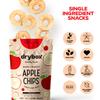 Drybox Dried Apple Chips No Sugar Added 3 Pack Apple Crisps, Dehydrated Oven Baked Sliced Apple Snack Packs | Non-GMO Gluten Free Keto Friendly Snack, 1.2 oz per pack, 3 Packs view 3