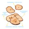 Drybox Pear Chips 3 Pack Thin Sliced Sweet with No Sugar Added | Non GMO, Unpeeled, With the Rind | Gluten Free Kosher Hallal Vegan Keto and Paleo Friendly Snack | 1.2 oz per pack, 3 Pack view 4