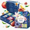 LOVARE Bergamot Assorted Tea Variety Pack 32 Pack, 4 Tastes - Made in Ukraine - Black Tea Bags Individually Wrapped - Assorted Tea Bags Variety Pack with Vanilla, Truffle, Mango, Pomegranate Flavors view 1