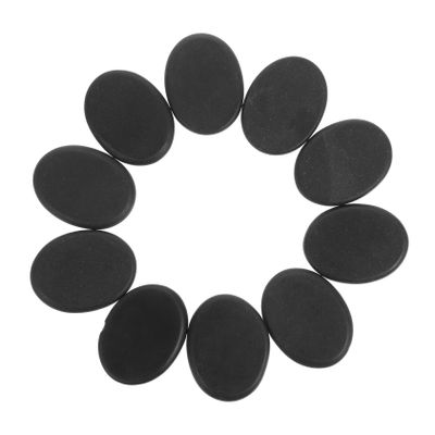 Angoily 10Pcs Volcanic Energy Massage Stones Essential Oil Hot Compress Stones for Relaxation and Skin Care for Home
