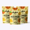 Drybox Dried Persimmons, Persimmon Chips Sliced No Sugar Added Fruit Snacks, Exotic Fruit Non-GMO | Unpeeled, with the Rind | Keto and Paleo Snack Naturally Sweet 1.2 oz per pack, 3 Pack view 1