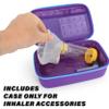 CASEMATIX Asthma Inhaler Case For Travel Fits Asthma Inhaler Spacer With Mask Attached, Inhaler Holder and Additional Accessories Used With Spacer For Inhaler, Includes Purple Asthma Case Only view 3