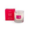 ALUMINATE LIFE Luxury Glass Jar Candle, 8 OZ, Choose Love - Valentine's Day Gift Rose Quartz Crystal Infused - Scents of Jasmine, Magnolia, Oakmoss & Cedarwood - Intense & Deep Affection view 1