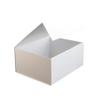 CECOBOX 8PC Gift Boxes with Lids for Presents 15"x12"x7.2" - Matte, Collapsible Magnetic Closure Gift Box - Groomsmen & Bridesmaid Proposal Boxes, Wedding, PR, Birthdays, Holidays - White view 3