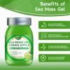 Sea Moss Raw,15OZ Natural Sea Moss Gel with Irish Sea Moss-Immune and Digestive Support Vitamin Mineral Antioxidant Supplements(Green Apple) view 2