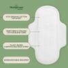 Hempress Hygienics Organic Sanitary Pads for Women, Slim (Regular, 12 Ct) view 2
