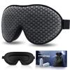 3D Deep Contoured Sleep Mask for Women & Men, Blocks Lights, Soft & Breathable Eye Shade Cover with Adjustable Strap for Travel, Yoga, Nap (#1) view 1