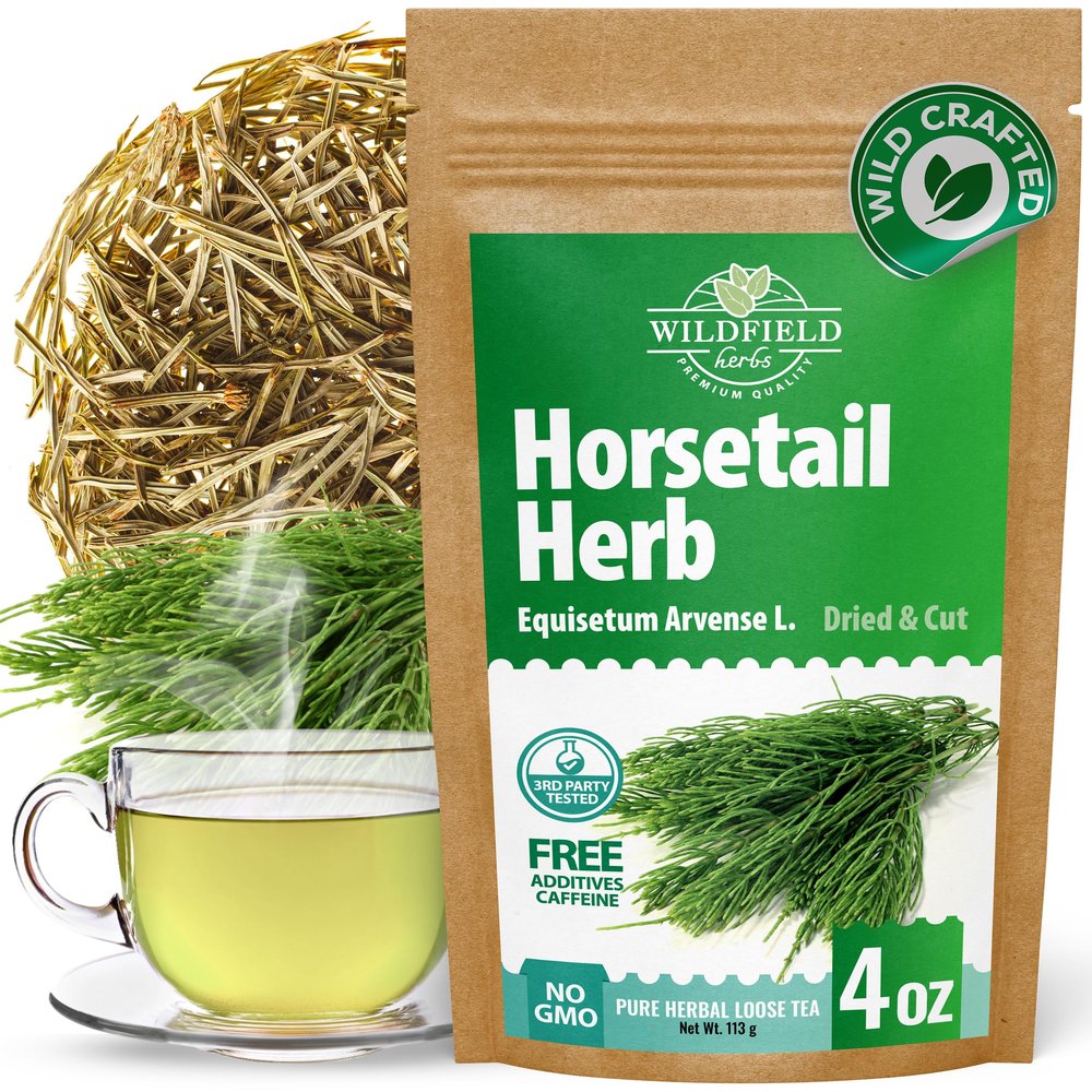 4 oz. Horsetail Herb Horsetail Tea Cola De Caballo Hierba Horse Tail (Equisetum Arvense) - 113g Herb Tea Horse Tail