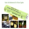 Betmaxful 12 Packs 1.2V AA 300mAh Ni-MH Rechargeable Batteries for Outdoor Solar Landscape Pathway Lights view 2