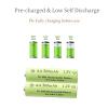 Betmaxful 12 Packs 1.2V AA 300mAh Ni-MH Rechargeable Batteries for Outdoor Solar Landscape Pathway Lights view 3