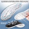4D Cloud Insoles for Women and Kids, Arch Support Insoles, Memory Foam Insoles, Shock Absorption and Cushioning Sports Shoe Insoles for Foot & Joint Support (S Men 6-7 | Women 7-8) view 3
