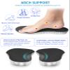 4D Cloud Insoles for Women and Kids, Arch Support Insoles, Memory Foam Insoles, Shock Absorption and Cushioning Sports Shoe Insoles for Foot & Joint Support (S Men 6-7 | Women 7-8) view 4