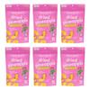 Amzi Foods | Dried Pineapple - Moringa Hibiscus (6 Pack) | All Natural Snacks | No Sugar Added Dried Pineapple | Dehydrated Fruit view 1