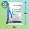Disposable Instant Ice Packs 20 Pack - 5 x 6 Cold Compress for Injuries, Swelling, Pain Relief, Soreness - No Refrigeration or Freezing Needed - First Aid Kit Emergency Cold Packs view 3