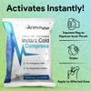 Disposable Instant Ice Packs 20 Pack - 5 x 6 Cold Compress for Injuries, Swelling, Pain Relief, Soreness - No Refrigeration or Freezing Needed - First Aid Kit Emergency Cold Packs view 4