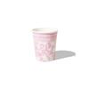 Coterie Pink Toile Paper Cups (Set of 10) - Decorative & Durable Disposable Cups for Bridal Party, Birthday Party, Baby Shower, Tea Party, Spring & Summer Gatherings | 9oz Paper Party Cups view 1