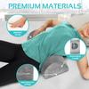 2 Pack Large Half Moon Bolster Pillow for Legs, Knees, Lower Back and Head (2 Pack) Lumbar Support Pillow for Bed, Sleeping | Semi Roll for Ankle and Foot Comfort - Machine Washable Cover, Grey view 4