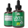 USDA Organic Liver Cleanse Detox & Repair. 6-in-1 Liquid Drops with Organic Milk Thistle, Artichoke Extract, and More. Zero Sugar, Liver Health Support Tincture Supplement Alternative to Capsules view 1